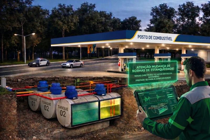 Nova NBR 16.795 e Portaria Inmetro nº 716: entenda as mudanças para os testes de estanqueidade em postos de combustíveis